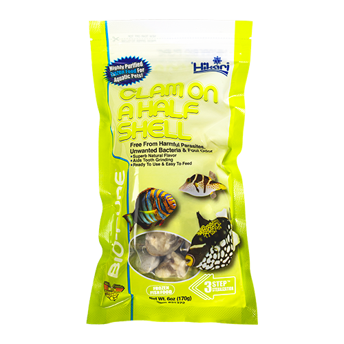 Hikari Frozen Bio-Pure Clam On A Half Shell 6oz