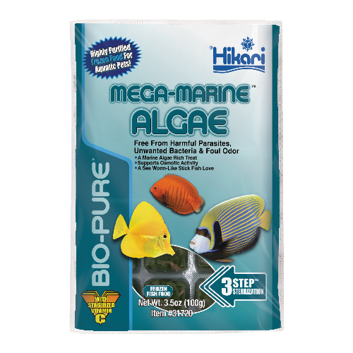 Hikari Frozen Bio-Pure Mega-Marine Algae 3.5oz, 32ct