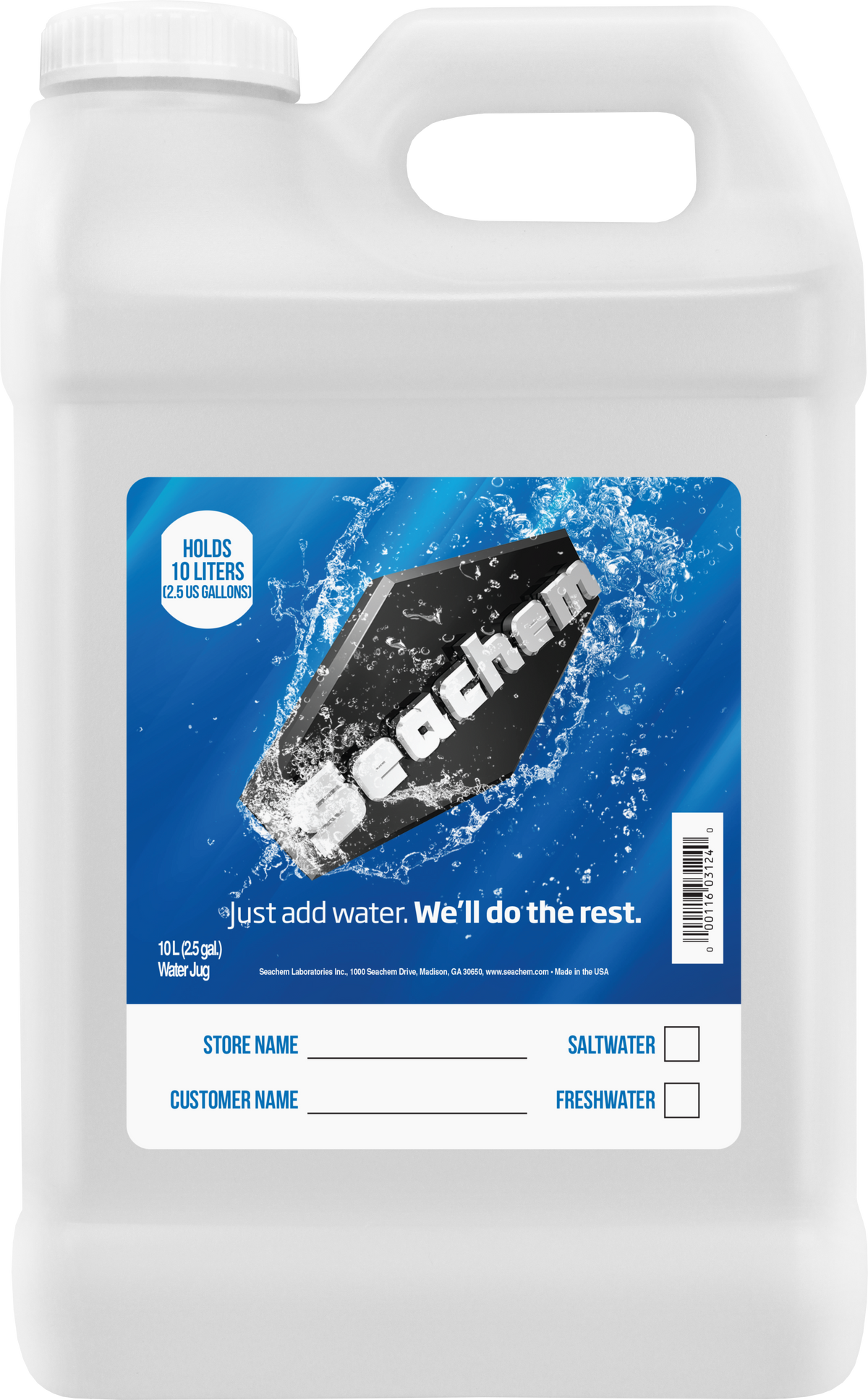 Seachem Water Jug