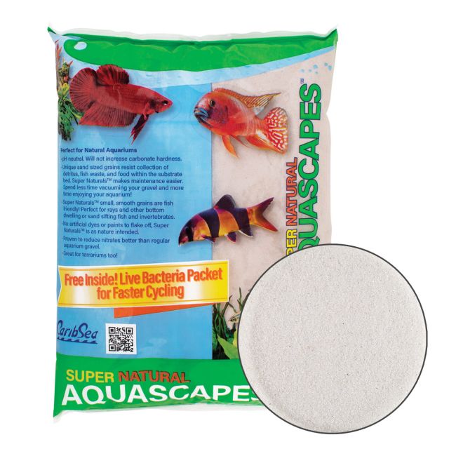 CaribSea Super Natural Aquascapes Aquarium Sand - Moonlight