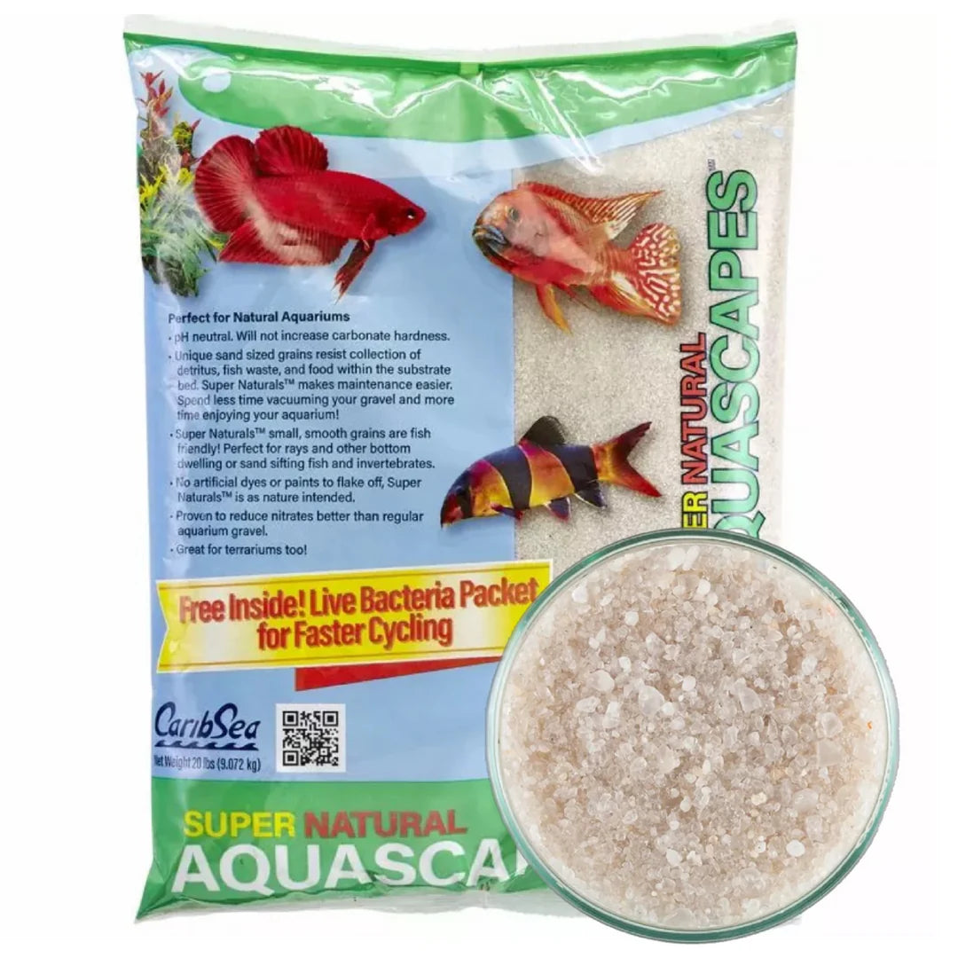 CaribSea Super Natural Aquascapes Aquarium Sand - Crystal River