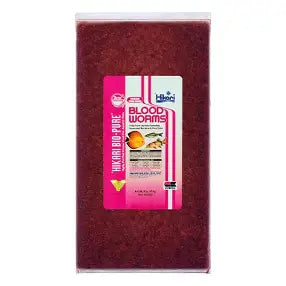 Hikari Frozen Bio-Pure Blood Worms Flat Pack 16oz