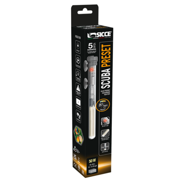 Sicce SCUBA Preset Submersible Heaters