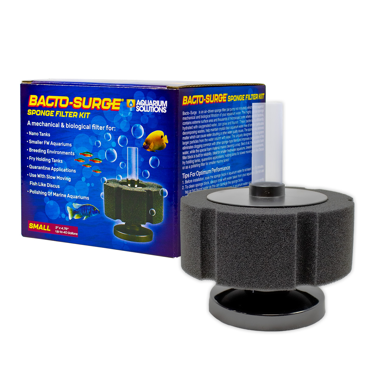 Hikari Bacto-Surge Biological Action Sponge Filters