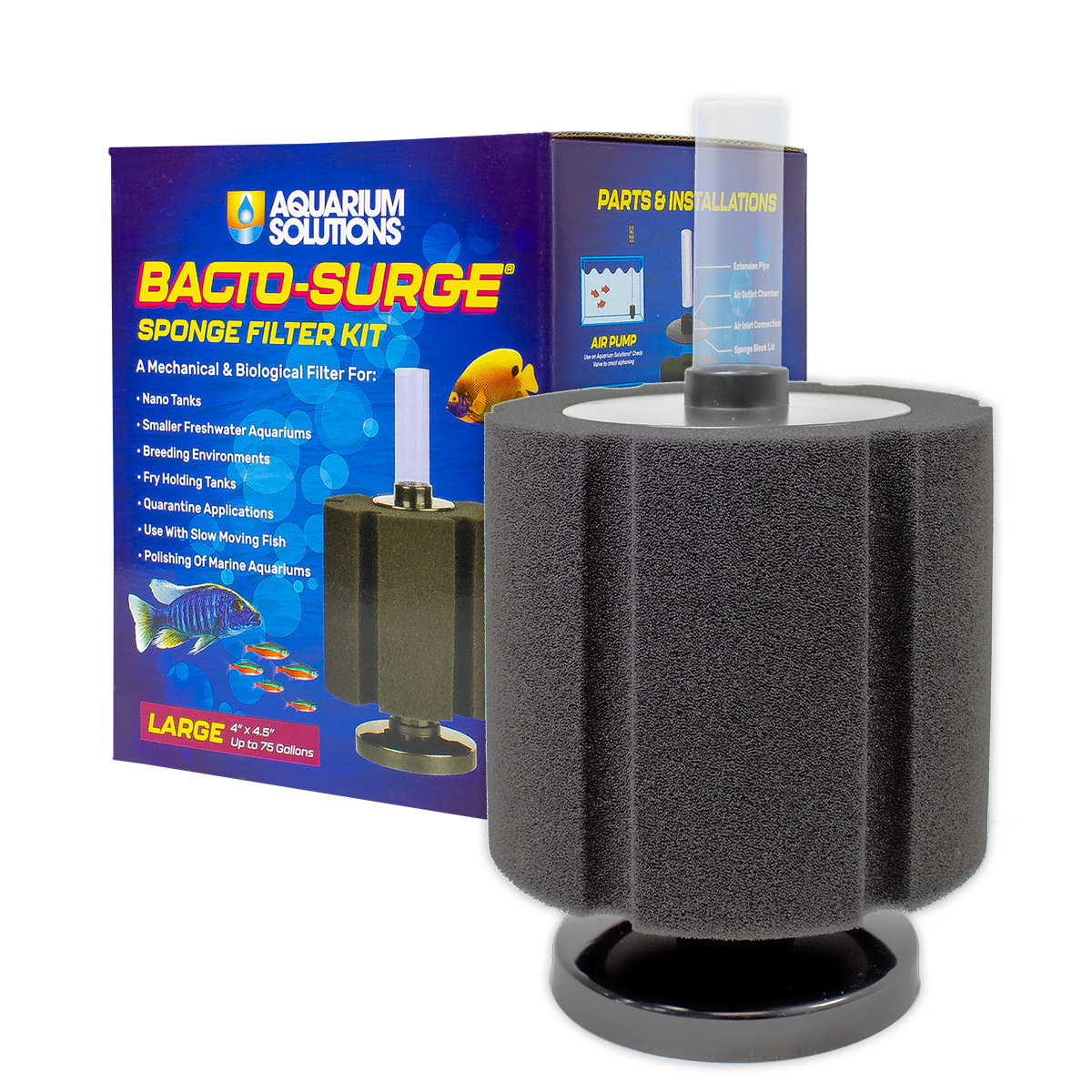 Hikari Bacto-Surge Biological Action Sponge Filters