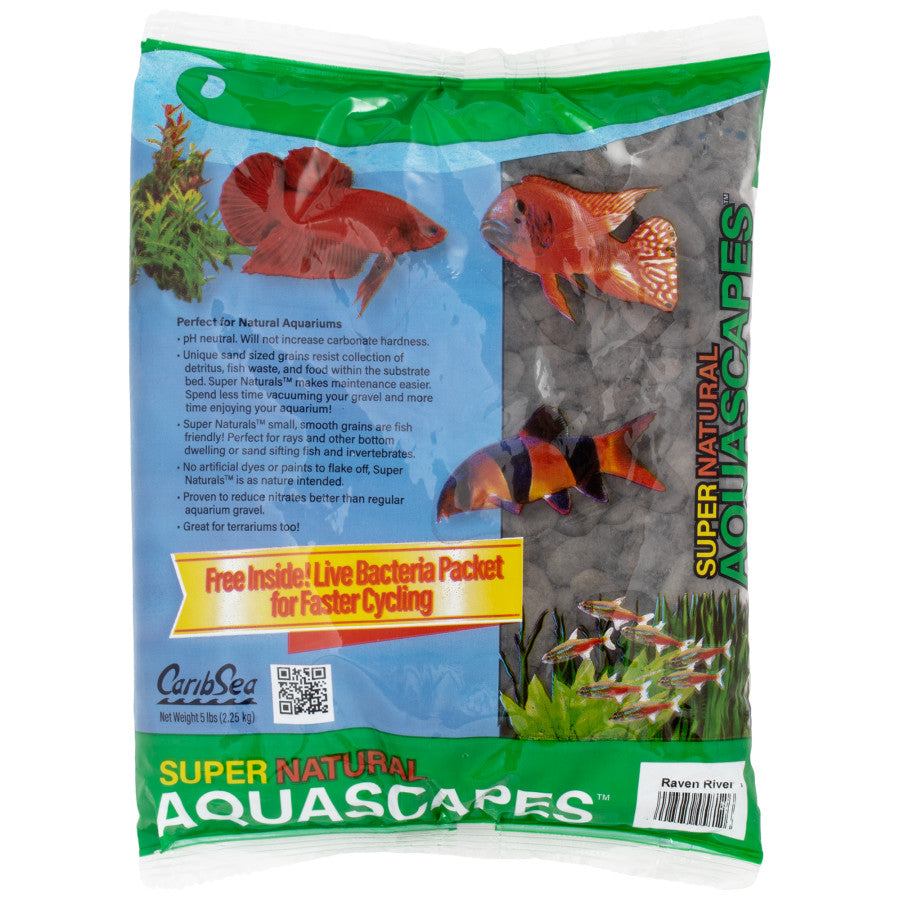 CaribSea Super Natural Aquascapes - Raven River Pebble