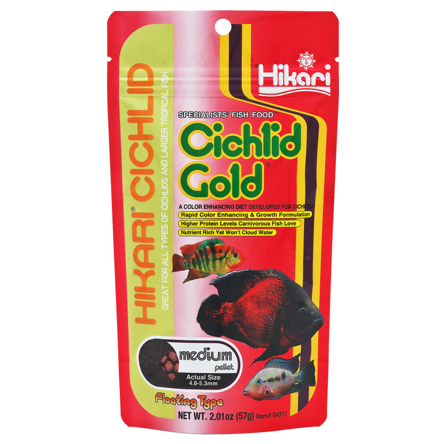 Hikari Pelleted Cichlid Gold Medium