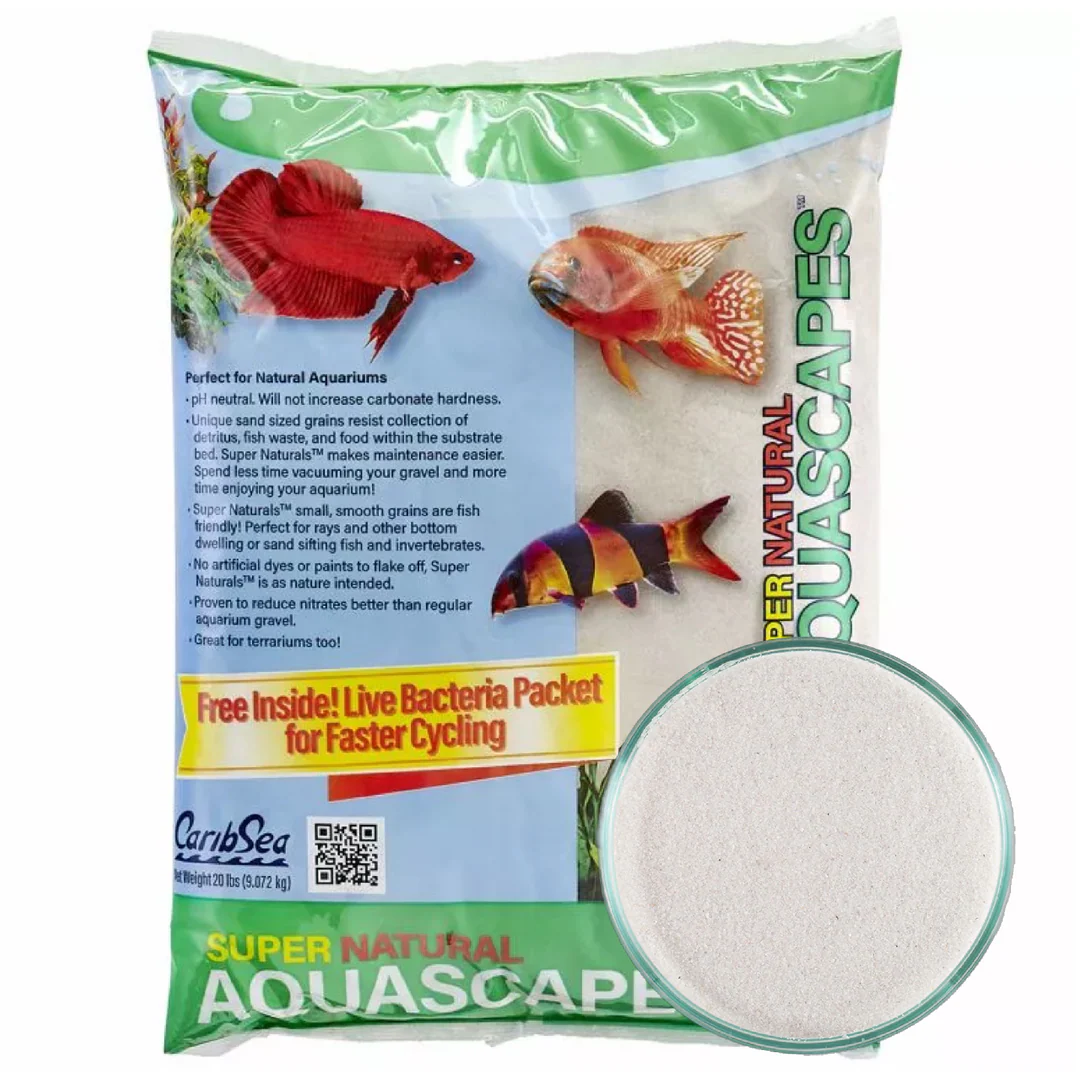 CaribSea Super Natural Aquascapes Aquarium Sand - Moonlight