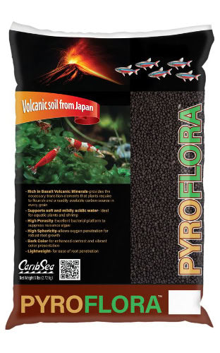 PyroFlora Volcanic Substrate for Plants and Shrimp 6 lb
