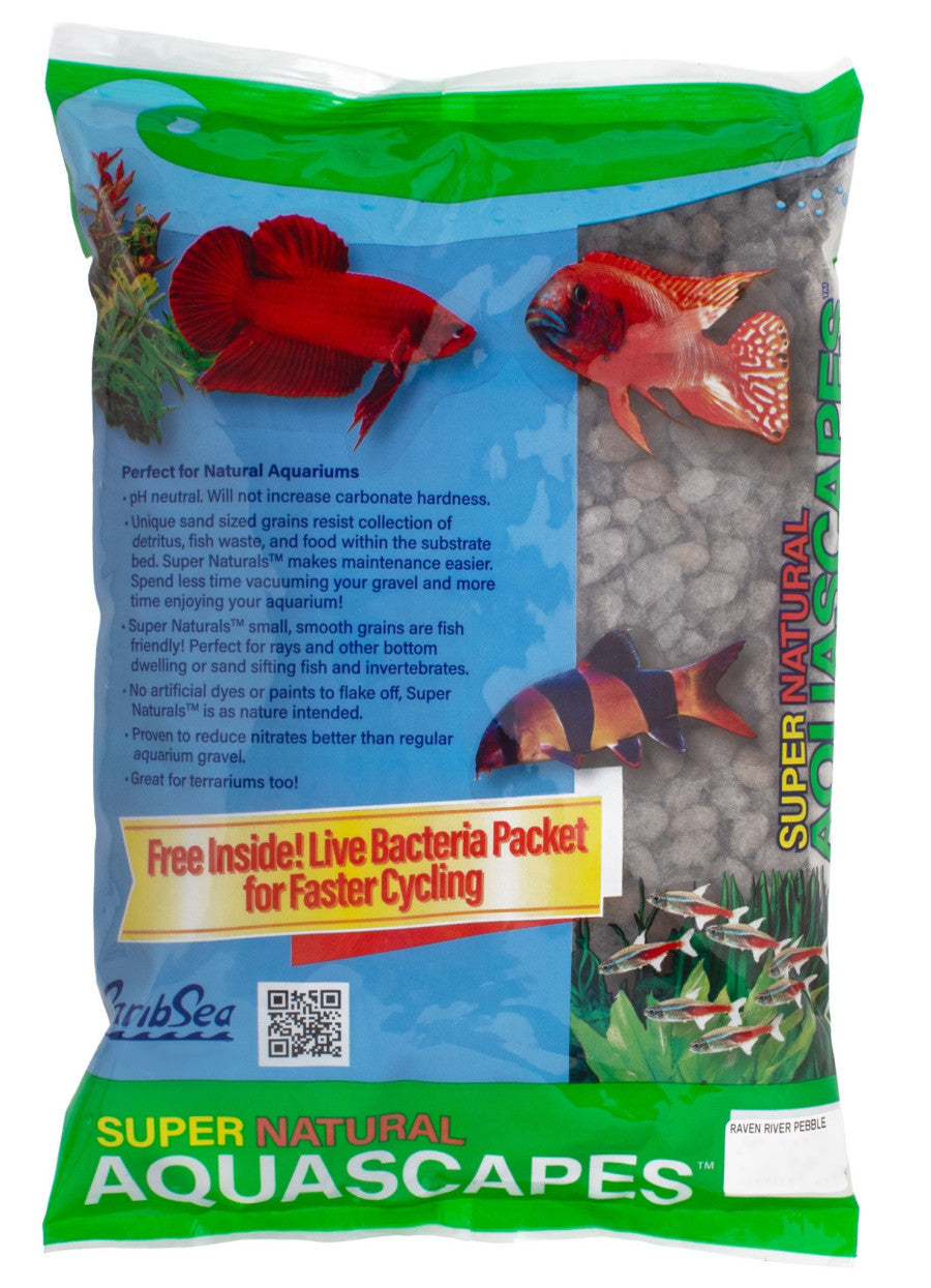 CaribSea Super Natural Aquascapes - Raven River Pebble