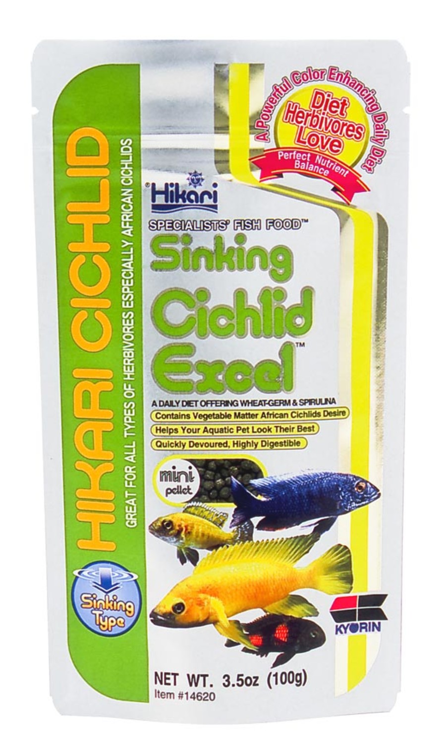 Hikari Pelleted Sinking Cichlid Excel Mini