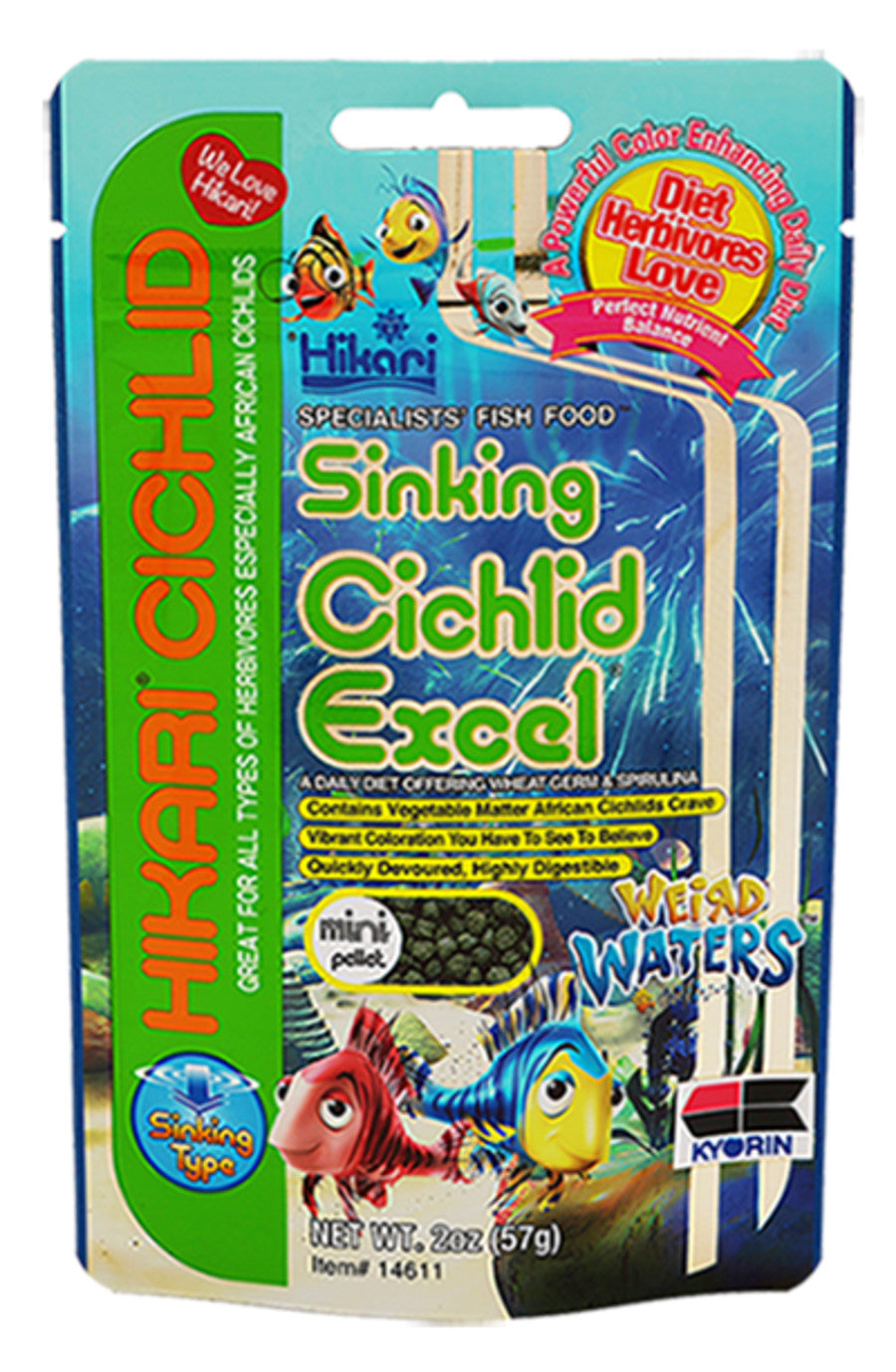 Hikari Pelleted Sinking Cichlid Excel Mini